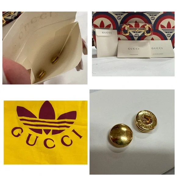 Gucci/Adidas Printed Crossbody Bag in Red & Blue - Picture 8 of 10